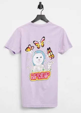 Фиолетовая футболка RIPNDIP Rainbow-Фиолетовый цвет