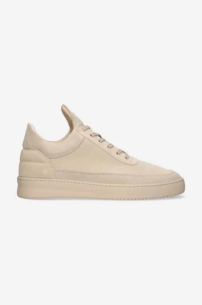 Кроссовки Low Top из замши Filling Pieces, бежевый