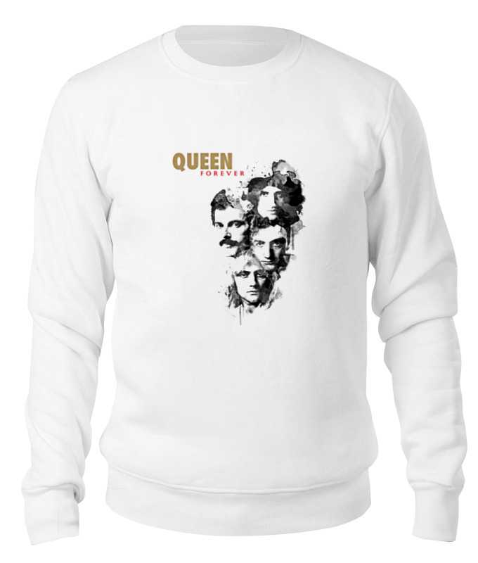 Свитшот унисекс Printio Queen group белый 2XL