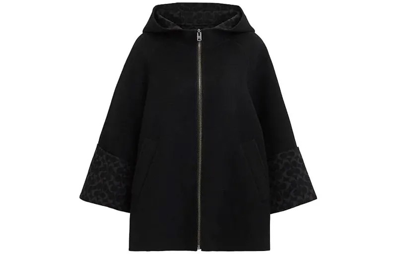 COACH Женская накидка, цвет Black