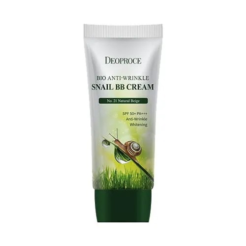 Deoproce BB-крем Bio Anti-wrinkle Snail, SPF 50, 60 г, оттенок: 21 natural beige