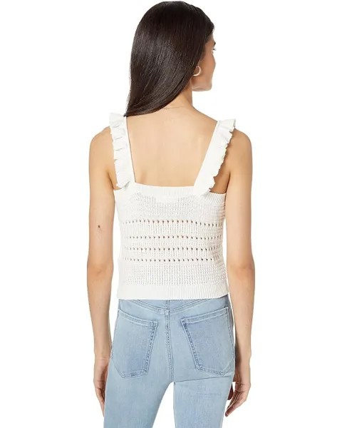 Свитер 7 For All Mankind Crochet Front Tank Top, экрю