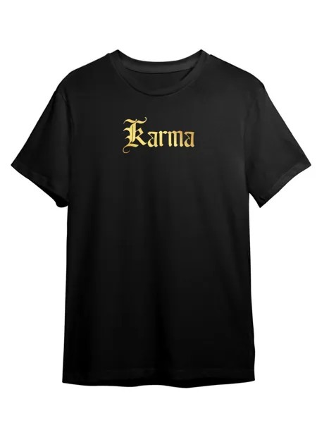 Футболка унисекс Каждому Своё Karma/Карма/Готика STGO5ZG черная 2XL