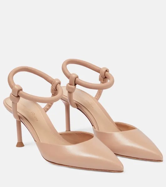 Кожаные туфли Gianvito Rossi, нейтральный