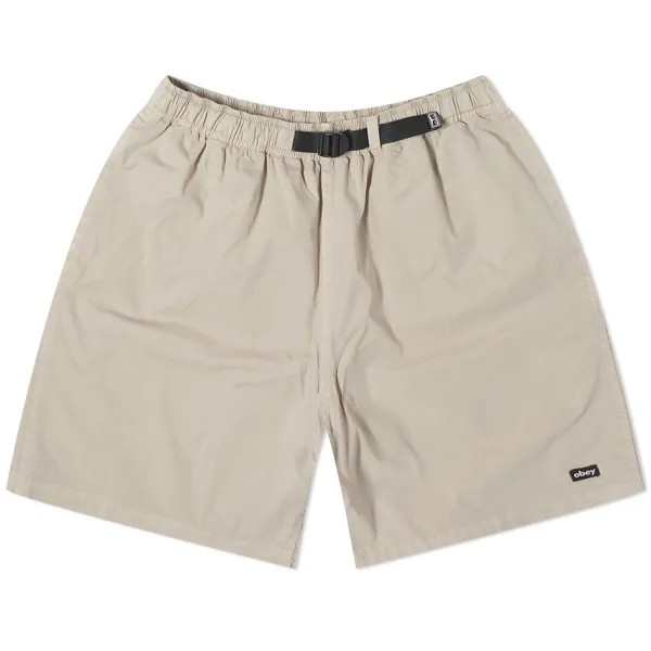 Шорты Obey Easy Pigment Trail Shorts, цвет Silver Grey