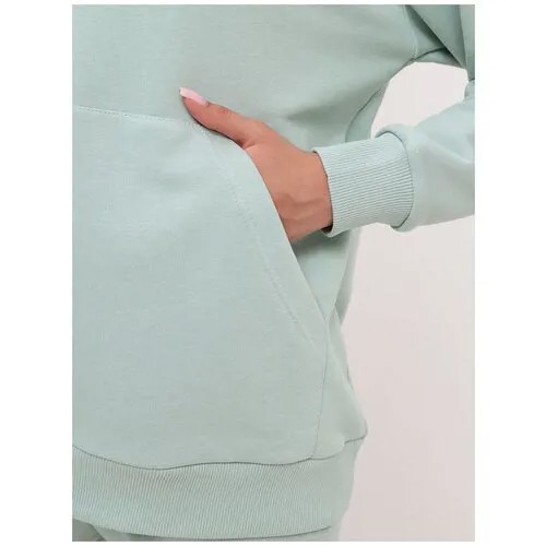 Худи женское KATHARINA KROSS KK-HK-003K-мятный, Прямой силуэт / Сlassic fit, цвет Зеленый, размер 52-54 (XL)