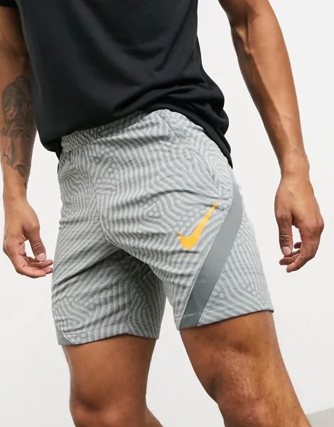 Серые шорты Nike Football strike-Серый