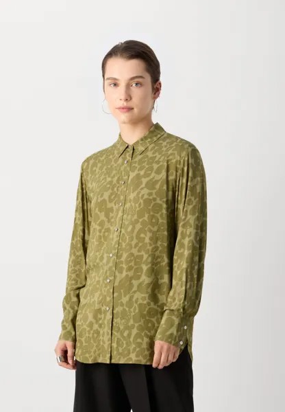 Блузка на пуговицах PRINTED RELAXED FIT SHIRT Scotch & Soda, цвет Khaki