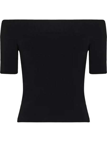 Alexander McQueen off-shoulder T-shirt