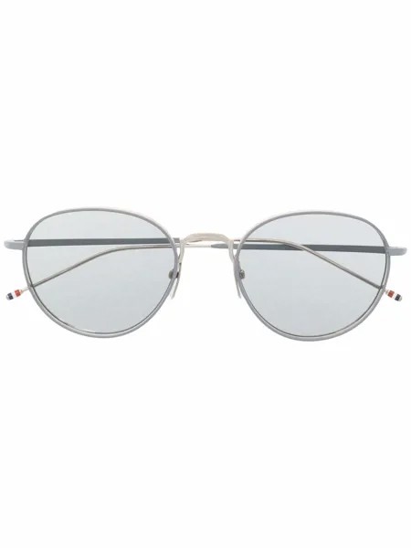 Thom Browne Eyewear солнцезащитные очки в круглой оправе