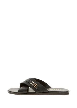 Шлепанцы мужские VERSACE DCU4437410 черные 41 RU