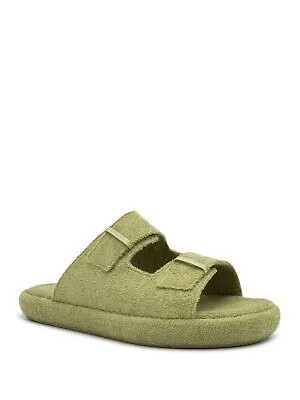 ILIO SMERALDO Женские зеленые шлепанцы Frankie Round Toe Platform Slip On Sandals 39