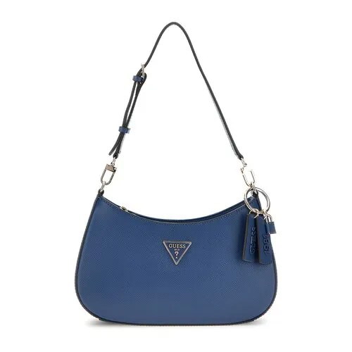 Сумка GUESS noelle, фактура зернистая, синий