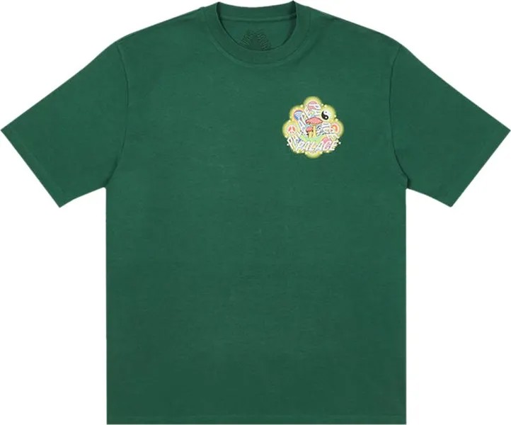 Футболка Palace Bun 5G T-Shirt 'Green', зеленый
