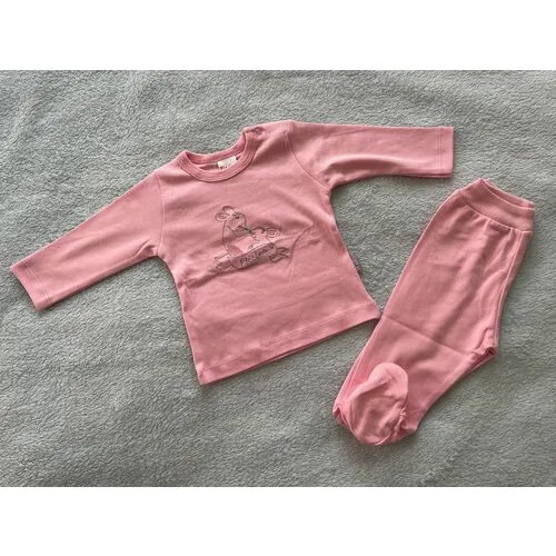 Пижама , размер 62 см, розовый