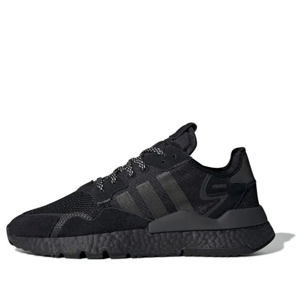 Кроссовки ночные джоггеры Adidas, черный