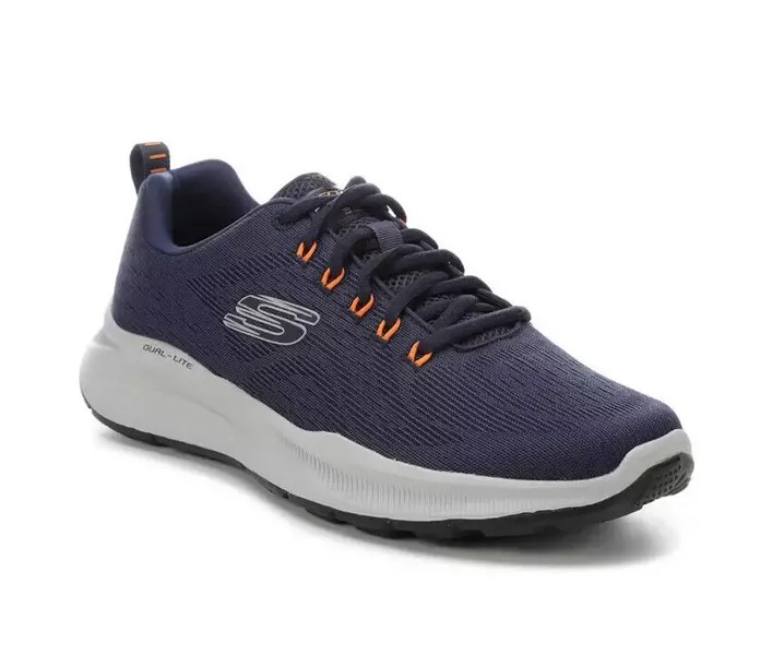 Мужские темно-синие туфли Skechers Extra Wide Fit из пены с эффектом памяти Comfort Cushion Relax 232519