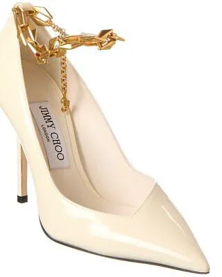 Патентованные женские туфли Jimmy Choo Diamond Talura 100