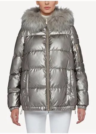 Куртка Geox для женщин W0428ST2658F1010, цвет стальной серый, размер 42