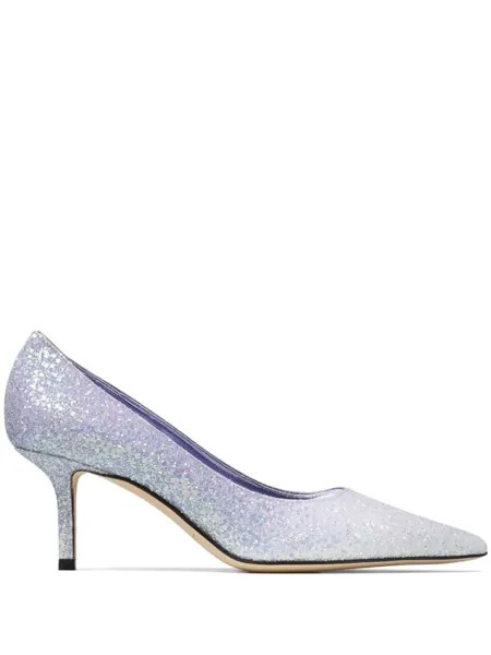 Jimmy Choo туфли Love 65 с блестками, фиолетовый