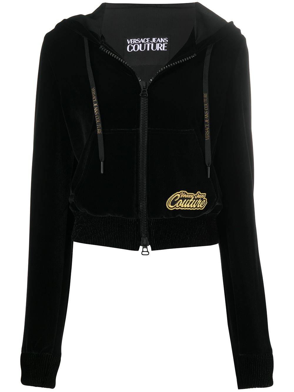 Versace Jeans Couture худи на молнии с логотипом