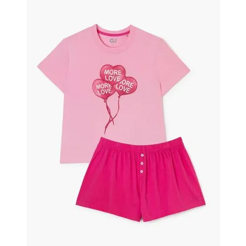 Пижама  Gloria Jeans, размер L (46), розовый