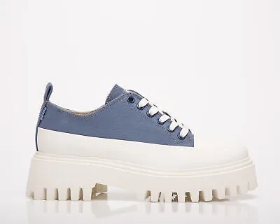 BRONX Groov-Y На шнуровке Женская парусиновая обувь в стиле ретро синий Повседневная обувь Ботинки