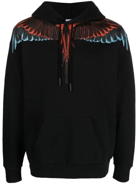 Marcelo Burlon County of Milan худи Icon Wings с кулиской, черный