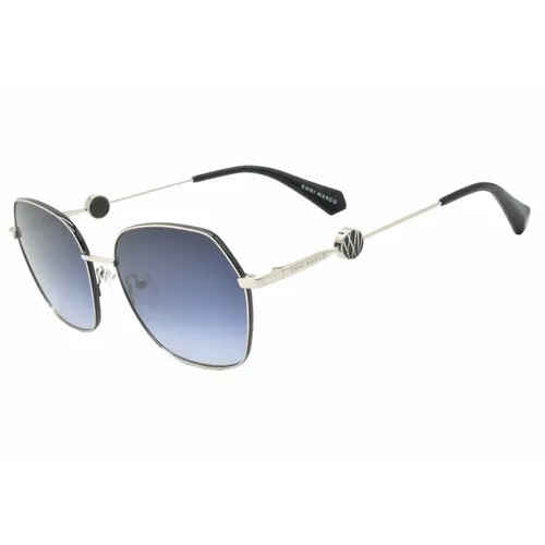 Солнцезащитные очки Enni Marco IS 11-808, синий, серебряный