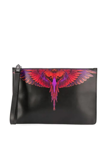 Marcelo Burlon County of Milan клатч Wings прямоугольной формы