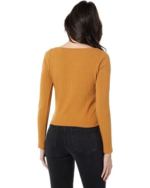 Свитер Madewell Ribbed Cardigan Crop Tee, цвет Toffee