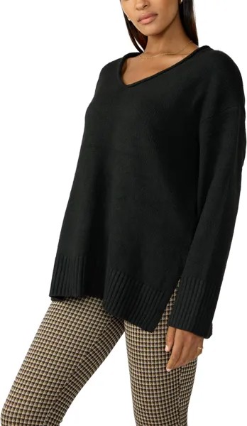 Свитер Sanctuary Casual Cozy V-Neck Sweater, черный