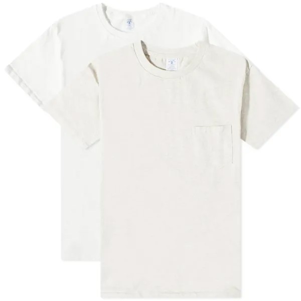 Комплект из 2 футболок с карманами Velva Sheen, белый