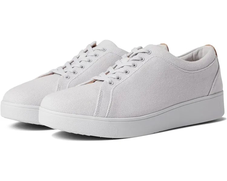 Кроссовки FitFlop Rally Canvas Trainers, цвет Soft Grey