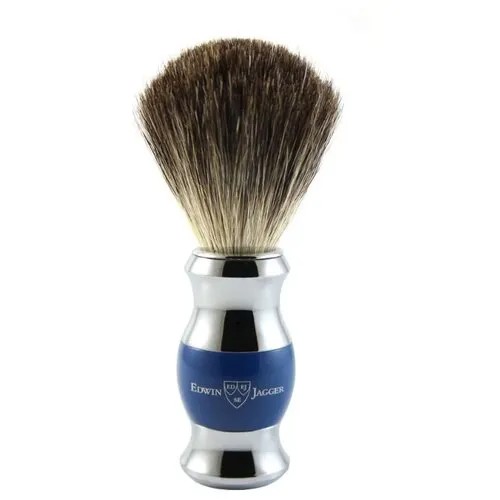 Помазок Edwin Jagger 81SB353CR ,темно-синий, 1 шт.