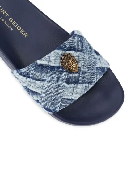 Kurt Geiger London джинсовые слиперы Meena, синий