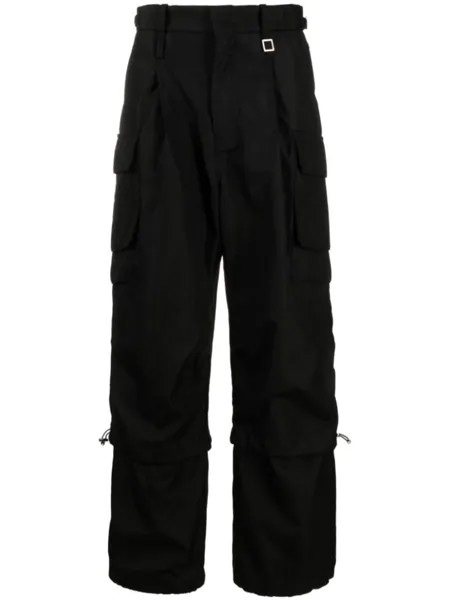 Wooyoungmi брюки карго Double Pocket, черный