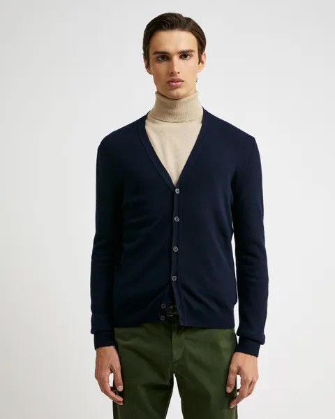 Кардиган мужской United Colors of Benetton 21A_1002U6653 синий L