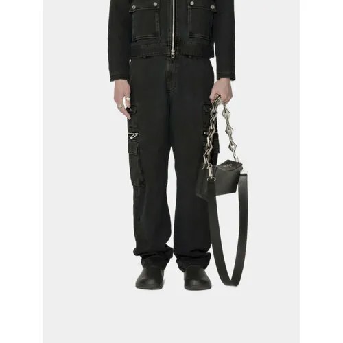 Брюки карго Han Kjøbenhavn CARGO TROUSERS, размер 48, черный