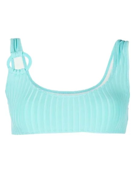 Solid & Striped топ бикини The Elle с квадратным вырезом, синий