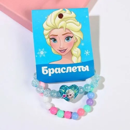 Браслет Disney, мультиколор, голубой