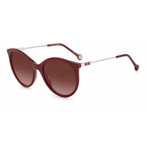 Солнцезащитные очки CAROLINA HERRERA CH 0069/S LHF, серебряный, бордовый