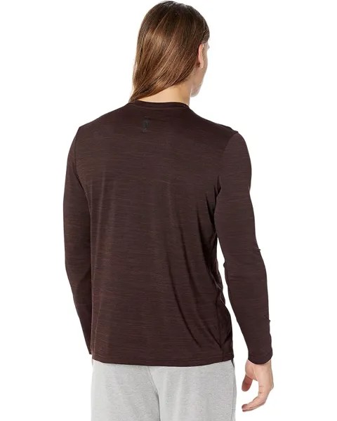 Футболка SKECHERS On the Road Long Sleeve Tech Tee, цвет Raisin