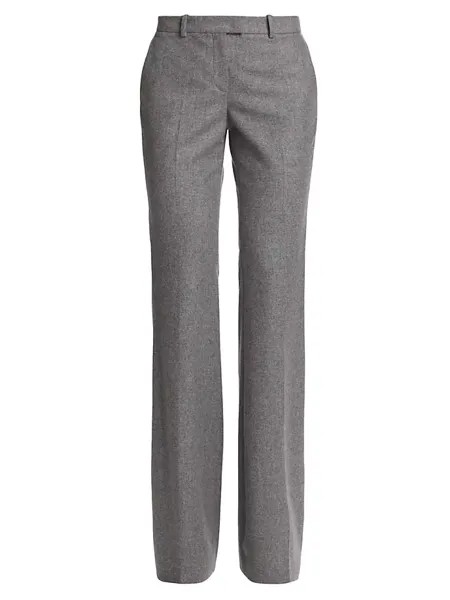 Прямые брюки Haylee из смесовой шерсти Michael Kors Collection, цвет banker melange