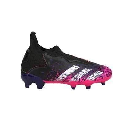 Adidas Predator Freak .3 Футбольные бутсы без шнурков с твердым покрытием для девочек, размер 10.