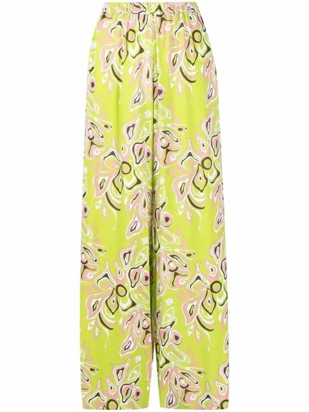 Emilio Pucci Farfalle print palazzo trousers