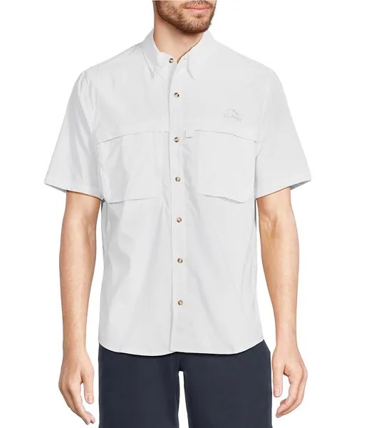 Рубашка с коротким рукавом L.L.Bean Tropic Wear, белый