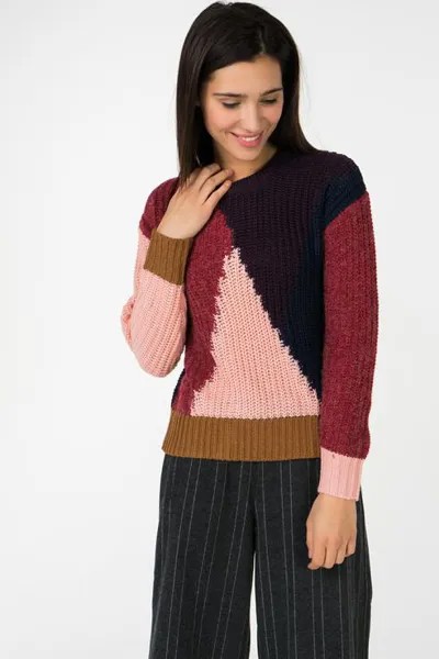 Пуловер женский ICHI 20106946 разноцветный S