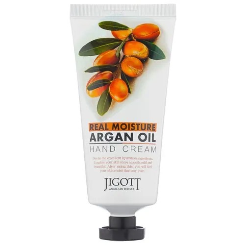 Крем для рук Jigott Real moisture с аргановым маслом 100 мл
