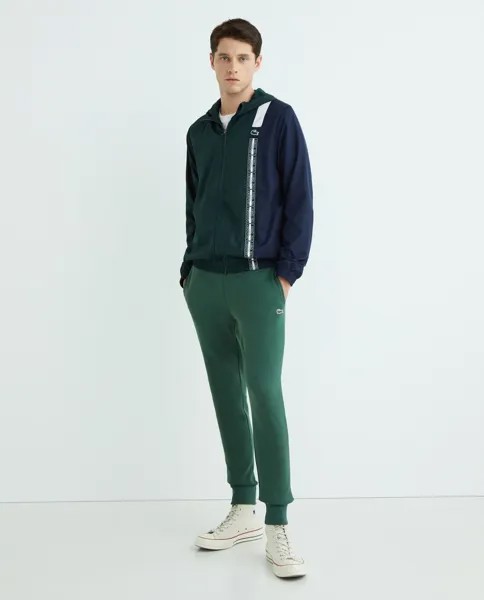 Мужские спортивные брюки узкого кроя Lacoste, темно-зеленый